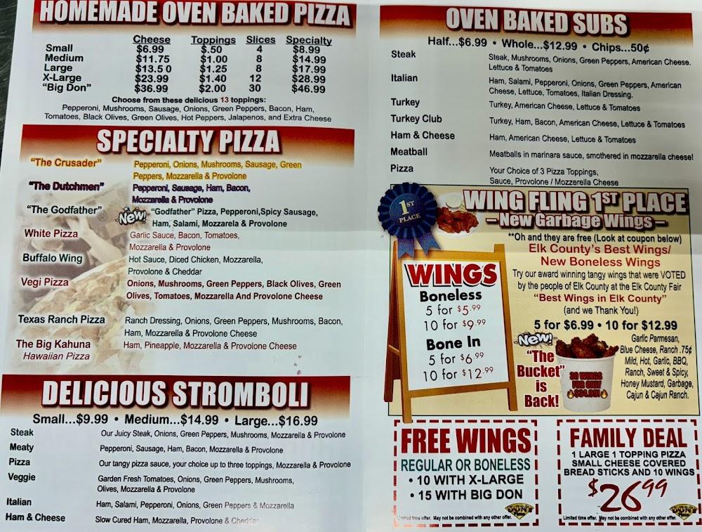 Don's Pizza Whiting Fish Fry